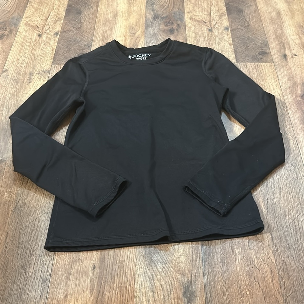 Jockey Kids Black Long Sleeve Shirt